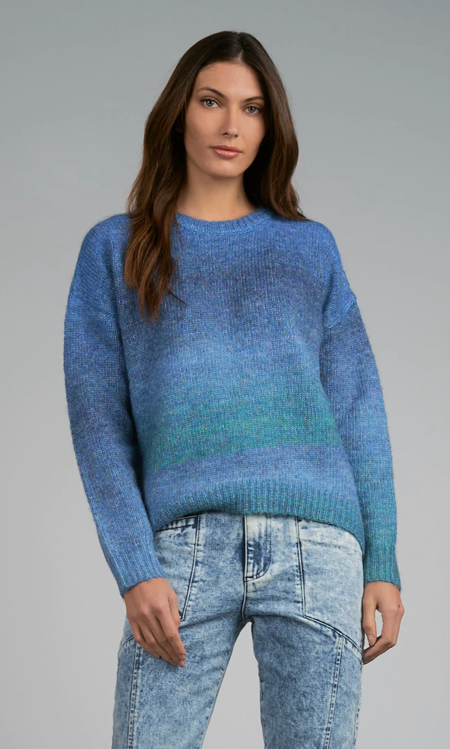 Blue clearance ombre sweater