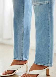 Patch Up Criss Cross Jeans