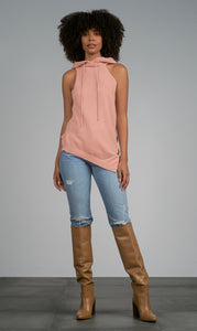 Sleeveless Light Weight Sweater Hoodie