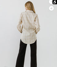 Load image into Gallery viewer, Oversized Checker Shirt