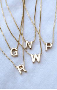 Kinsey Slide Initial Necklace