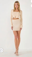 Load image into Gallery viewer, Banded Knit Mini Skirt