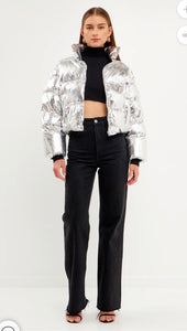 Cropped Puffer Jacket