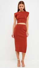 Load image into Gallery viewer, Side Slit Knit Skirt