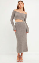 Load image into Gallery viewer, Knit Midi Skirt