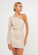 Load image into Gallery viewer, Nude Sequin Dress