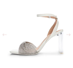 Galda Stone-Mesh Dress Heel